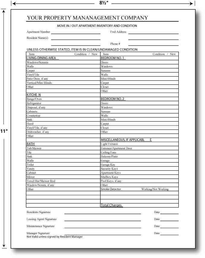 Apartment Punch List Template from www.anchorside.com