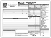 Hvac Work Order 8.5 x 7 (sku: 100022)