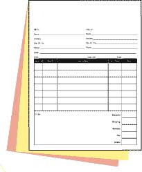 Full Color Carbonless NCR Forms