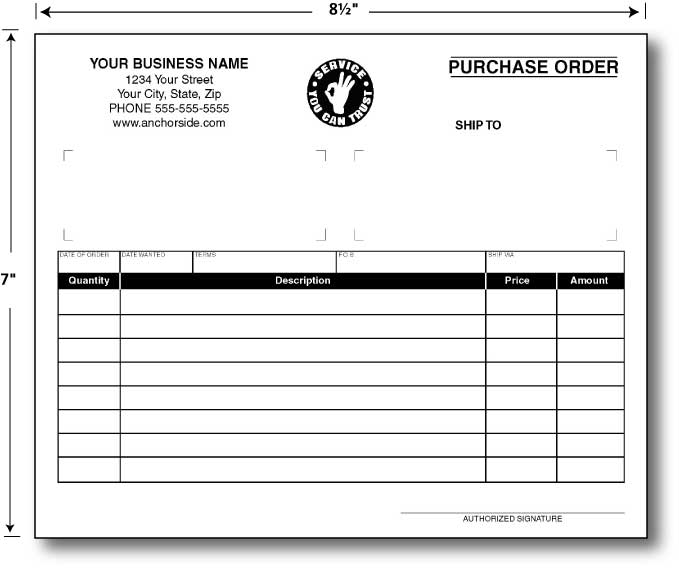 Carbonless Form Templates